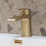 Granlusso™ Amalfi Basin Mixer With Click-Clack Waste -  Brushed Brass image