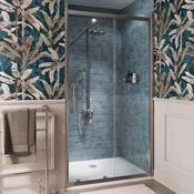 Burlington Classique Sliding Shower Door - Brushed Nickel image