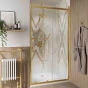 Burlington Classique Sliding Shower Door - Gold image