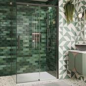 Crosswater Asura Sliding Shower Door &amp; Side Panel - Slate image