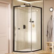 Crosswater Clear 6 Offset Quadrant Single Shower Door - Slate
