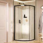 Crosswater Clear 6 Quadrant Single Shower Door - Slate