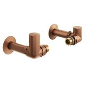 Crosswater MPRO Corner Radiator Valves - Brushed Bronze image