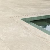Dorset Beige Stone Effect Cross Cut Porcelain Tile 60x120cm Matt