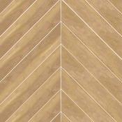 Essence Gold Chevron Wood-Effect Porcelain Tile 9x50cm Matt image
