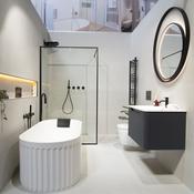 Ghent White 4D Porcelain Tile 60x120cm Antislip Matt image