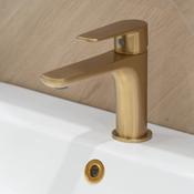 Granlusso Serenity Basin Mixer Brushed Brass with Click-Clack Waste image