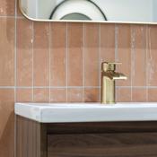 I Colori Rosa Decor Wall Tile 5x23cm Gloss image