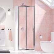 Image i3 Bifold Shower Door With Optional Side Panel - Chrome