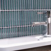 Linea Verde Kit-Kat Wall &amp; Floor Mosaic Tile 30x29cm Gloss image