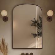 Marina Arched Bathroom Mirror - Brushed Bronze image