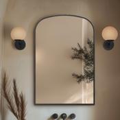 Marina Arched Bathroom Mirror - Gunmetal