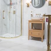 Marmi Oro Supremo Marble Effect Porcelain Tile 60x120cm Gloss