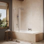 Merlyn MB15 Two Panel Swivel Curved Bath Screen 900x1500mm image