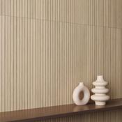 Nordic Maple Slat Decor Wood Effect Porcelain Tile 60x120cm Matt image