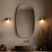 Shore Barrel Bathroom Mirror - Brushed Brass image