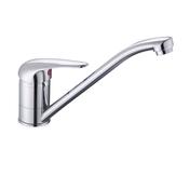 Alpine Solitaria Single Lever Kitchen Mixer Tap with Swivel Spout - Chrome image