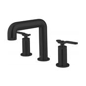 Crosswater Union 3 Hole Deck Mounted Basin Mixer Tap with Lever Handles image