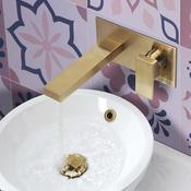 Crosswater Verge Lever Wall Mounted Basin Mixer Tap image