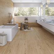 Vives Kokkola-R Avellana Wood Effect Porcelain Tile 19x120cm Matt image