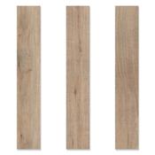 Whistler Taupe Wood Effect Porcelain Tile 24x151cm Matt image