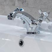 Granlusso Ailesbury Basin Mixer With Click-Clack Waste - Chrome image