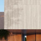 Arte Cloud Travertine Marble Effect Outdoor and Indoor Porcelain Tile 60x120cm Antislip Matt image