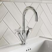 Burlington Riviera Crosshead Highneck Basin Mixer image