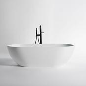Granlusso™ Amalfi Freestanding Solid Stone Bath - Matt White image