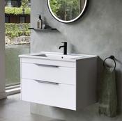 Shoreditch Double Drawer Wall Hung Vanity Unit With Basin image