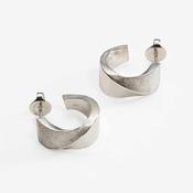 Mobius Silver Earrings image