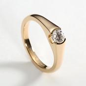 Coney Engagement Ring in 18ct Yellow Gold image