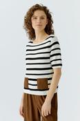 Oui - Stripe Pocket Short Knit image