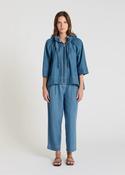 Hana San- Cana Zip Blouse