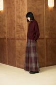 Humility - Kohiro Burgundy Check Trouser image