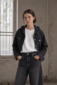 Jane Lushka - Faded Denim Black Hood image
