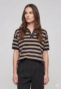 Marc Aurel - Polo Gold Stripe Shirt image