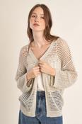 Molly Bracken - Iridescent SIlver Cardigan