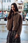 Molly Bracken - Short Faux Sheepskin Jacket image