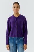 Oui - Amaranth Purple Cardigan
