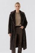 Oui - Dark Brown Coat