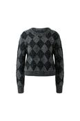 Oui - Grey Argele Knitwear