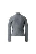 Oui - Grey Cotton Wrap Top image