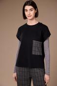 Peruzzi - Grid Print Pocket Tabard