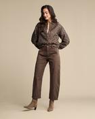 Red Button - Leo Jacquard Lurex Jacket