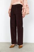 Soya Concept - Helin Chocolate Cord Trouser image