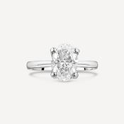 Platinum 2ct Oval