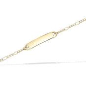 Infinity Gold filled identity brac image