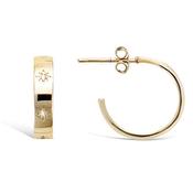 Infinity Gold filled hoops image