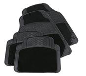 Carpet &amp;amp; Rubber Black Mats - Set of 4 image